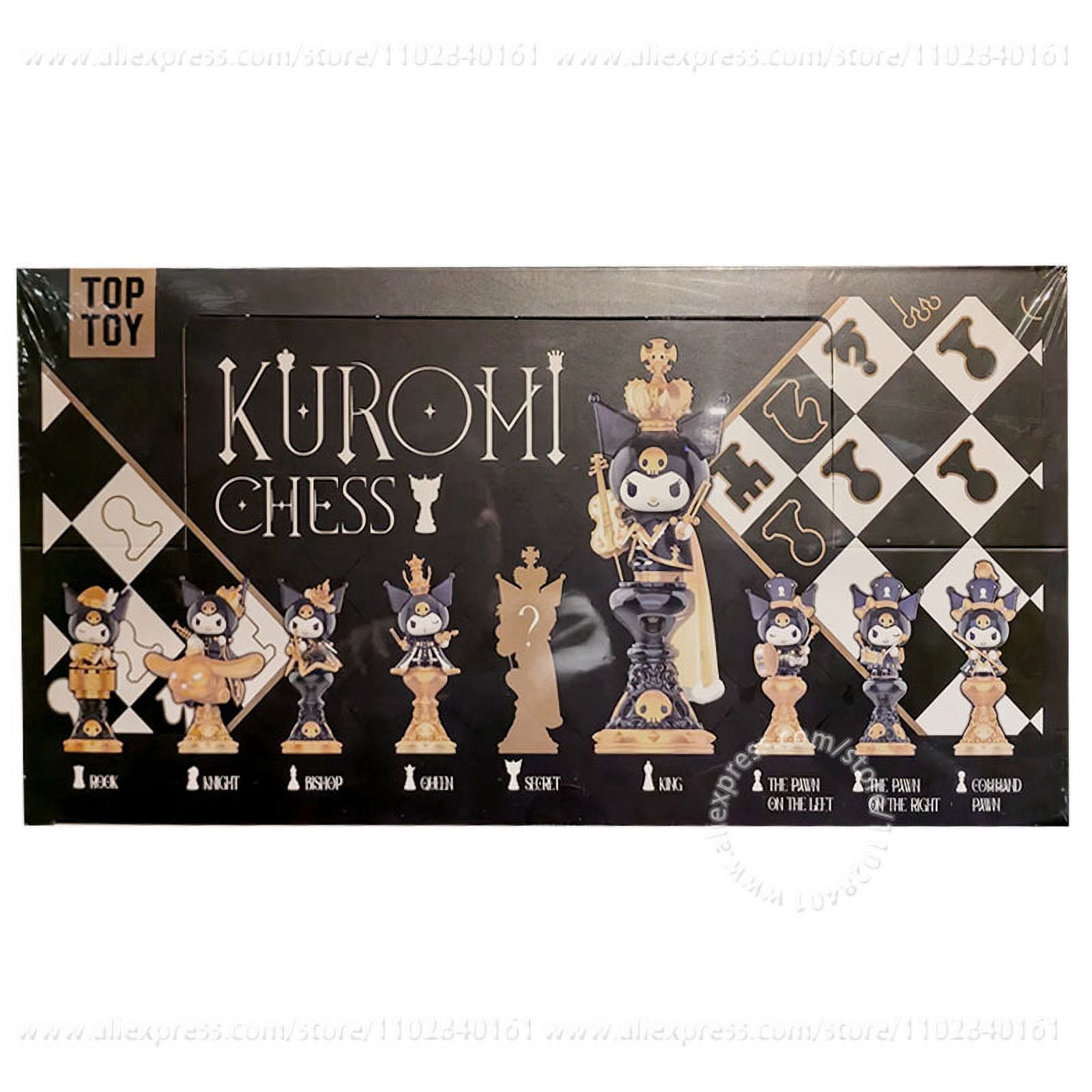 MINISO Sanrio Kuromi Blind Box Toy Chess Series Kawaii Ornaments