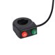 thumbnail image 4 of Interruptor de manillar de faro de bocina ANGGREK Negro para scooter de motocicleta, 4 of 8