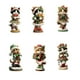 thumbnail image 1 of Dress Up 2D Flat Acrylic Ornaments Holiday Decorations Gifts For Children, flat acrylic ornaments, 2D holiday decorations, Christmas tree ornaments, party decorations, home decor, foldable design,, 1 of 8