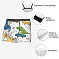thumbnail image 6 of Bingfone Dinosaur Men'S Underwear - Casual Stretch Boxer Briefs-Small, 6 of 9