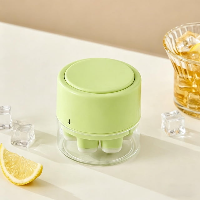 Sealed Ice Maker With Lid Portable Press Type Ice Tray For Kitchen