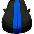 thumbnail image 2 of C8 Corvette Ultraguard Plus Car Cover - Indoor/Outdoor Protection 300 Denier Water Resistant : C8 Stingray, Z51, Z06 Black with Blue Stripes, 2 of 4