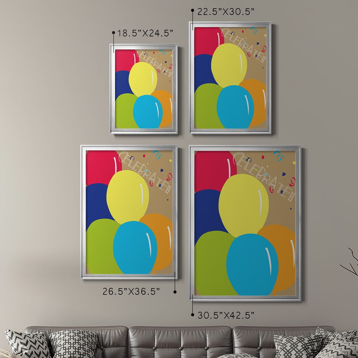 Celebrate Premium Framed Print - Ready to Hang