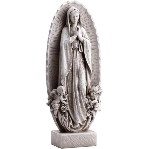 Avalon Gallery Our Lady of Guadalupe Garden Statue 22.5 Inch Stone Resin
