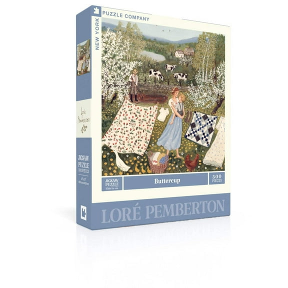 New York Puzzle Company Buttercup 500 Piece Jigsaw Puzzle