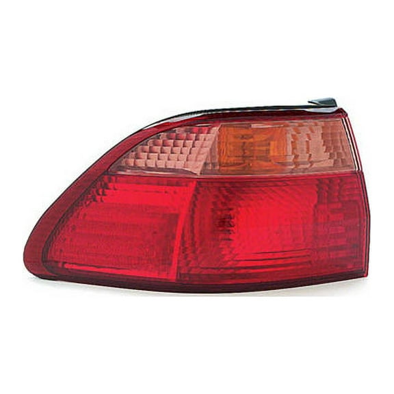 Left Driver Side Tail Light Assembly - Compatible with 1998 - 2000 Honda Accord 1999