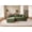 Green, variant on 94.5 Inch Boneless Upholstered L‑Shaped Corner Sectional Sofa, Corduroy Deep Seat Couch with Right Chaise, Modern Furniture for Living Room Bedroom Apartment, Black