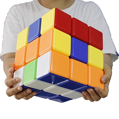 GoodPlay Heshu Super Big Size 18CM 3x3x3 Colorido Rompecabezas de velocidad sin pegatina C GoodPlay GoodPlay