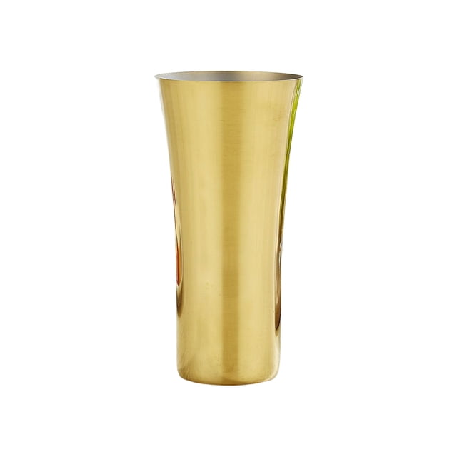 Wosthever Taza de café de acero inoxidable, cerveza, leche, agua, tazas creativas, taza única, jarrón, cocina, oficina, tazas de té, suministros para Mostrada Dorado Wosthever HA080828-01