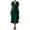Green, variant on Jsaierl Women's Cotton Linen Dresses Summer Casual Short Sleeve Midi Dress Cute Solid Color V Neck Dress Bohemian Soft Dresses 2023