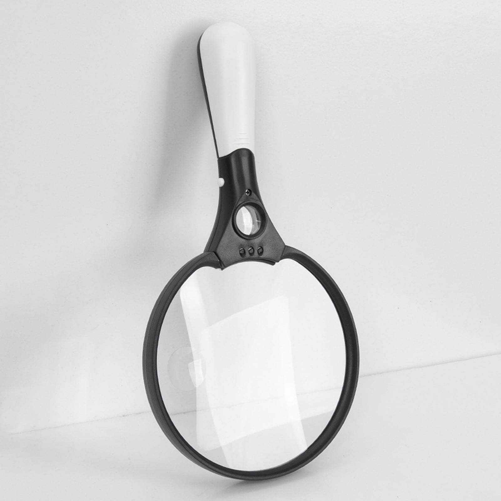 Large Magnifying Glass 2X 4X 25X Handheld Reading Magnifier for Seniors