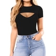 thumbnail image 2 of Xishao Body sexy de manga corta con cuello en V para mujer para salir Xishao ropa, 2 of 2