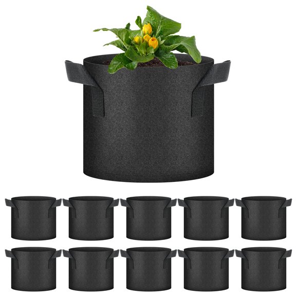 Macetas para cultivo de plantas HealSmart Tomoato de 3 galones, 10 unidades