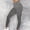Gray, variant on MGDXOX Women's Tummy Control High Waist Fashion Tight Leggings Yoga Stretchy Pants Imitation Denim Printed Sport Elastic Pants Gray XXL
