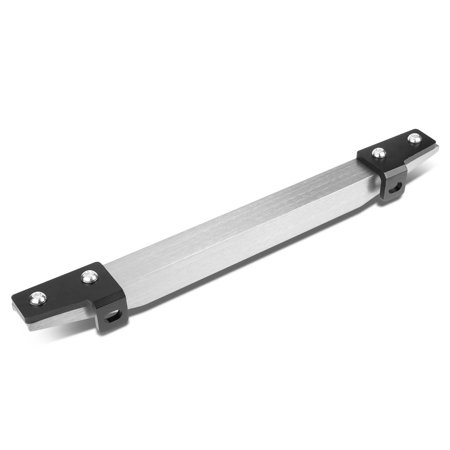 Rear Tie Bar - For 96-00 Honda Civic Aluminum Rear Lower Subframe Tie Bar (Silver) - EK EJ EM 97 98 99