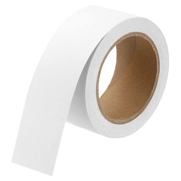 Uxcell 2" x 39ft Mirror Border Peel and Stick Wood Grain Tape, Brushed White