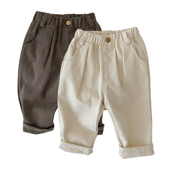 Godderr Kids Toddler Boys Sweatpants Spring Fall Joggers Baby Sweat Pants Elastic Waist Trousers Active Jogger Pants Sizes 1M-6T