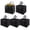 Black, variant on Non Woven Environmental Shopping Bag Handbag 5Pcs/Set Reusable Grocery BagTrunk Organizer Utility Water-Resistant Shopper Bag