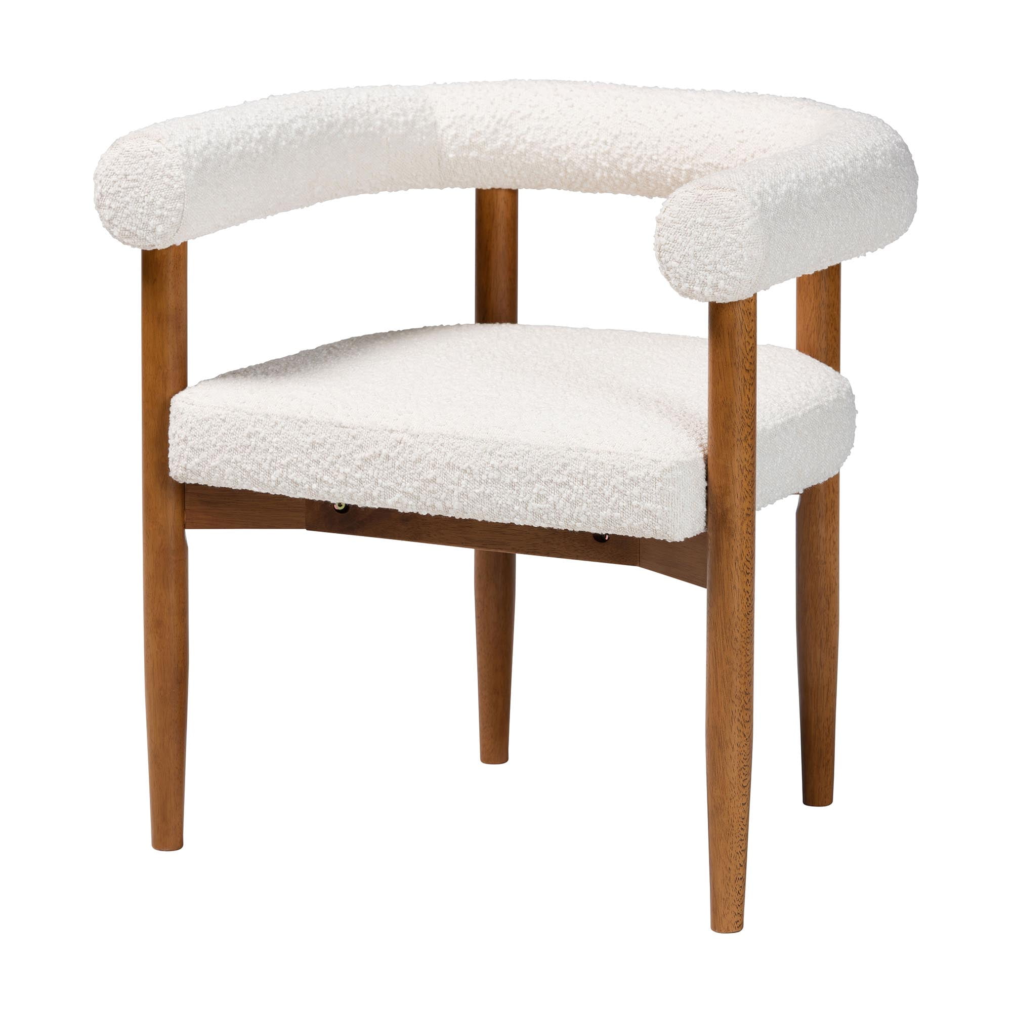 Baxton Studio Caia Modern Dining Chair, 19"H, Cream