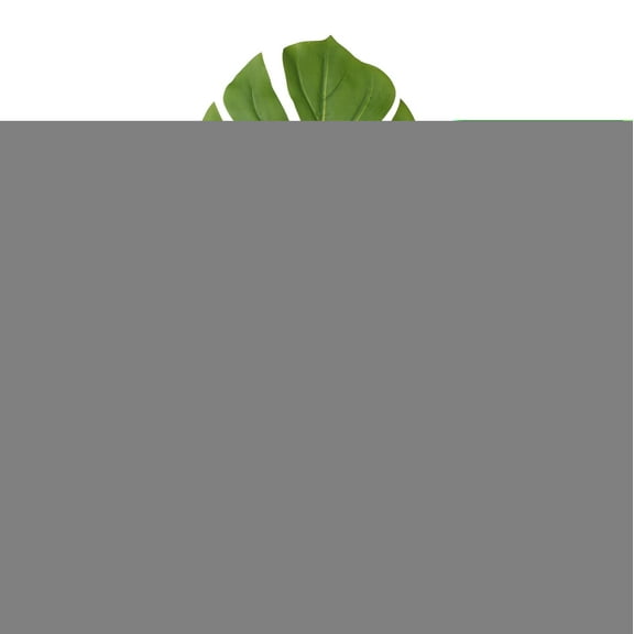 A&B Home Faux Palm Stem, Green-Color:Green,Style:Botanical