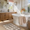 thumbnail image 3 of Alfombra Lahome Moroccan Treills 2x3 para baño, tamaño pequeño, color beige, 3 of 9