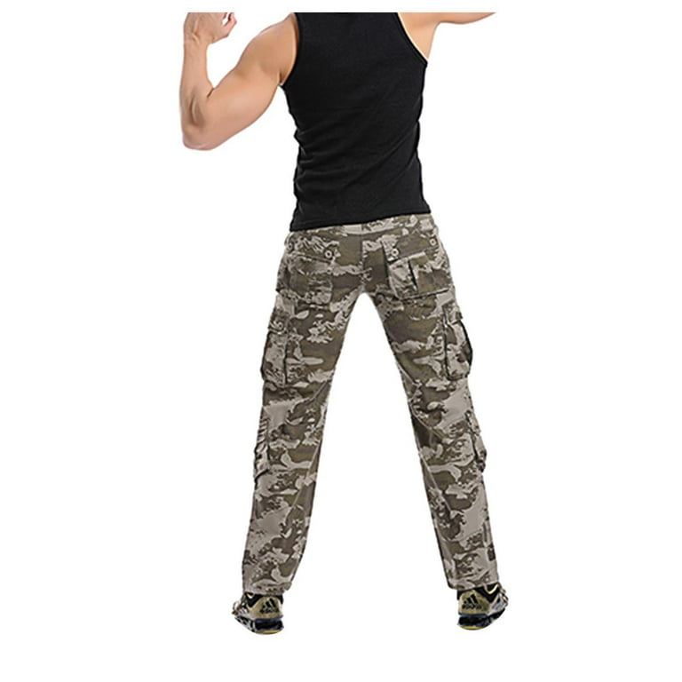 1995 Pleated Front Cargo Pants in Camouflage 