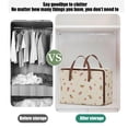 thumbnail image 7 of HOARBOEG Extra Large Storage Bags for Clothes, Heavy Duty Moving Bags with Reinforced Handles & Double Zipper, Collapsible Travel Storage Tote for Bedding, Blankets, Space Saving Organizer, 7 of 7