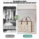 thumbnail image 4 of Heavy Duty Storage Bags Large Capacity Waterproof Reusable Foldable Travel Organizer Moving Supplies for Clothes Bedding Home Organization Space Saving Tote with Double Zipper Reinforced Handles, 4 of 8