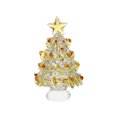 thumbnail image 2 of Kbndieu Mini Christmas Tree Glass Winter Figurine Ornament 2.4in Small Glass Tree Miniature Decoration Craft for Xmas Tabletop Centerpiece Christmas Gifts (Yellow) Christmas Decorations Clearance, 2 of 6