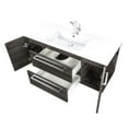 thumbnail image 5 of Cutler Kitchen and Bath Silhouette 48" Wood/Marble Bathroom Vanity in Walnut, 5 of 7