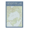 thumbnail image 2 of Grindstone Lake Chart, Sawyer County, Wisconsin (19x27 inches, Premium 500 Piece Jigsaw Puzzle for Adults and Family, Made in USA), 2 of 4