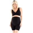 thumbnail image 3 of Black pregnant women's body shaping clothing to prevent thigh scratches, high waist support abdominal safety pants, 3 of 6