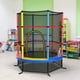 thumbnail image 4 of Costway Trampolín infantil con colchoneta para saltar, trampolín recreativo con red de protección, 4 of 6