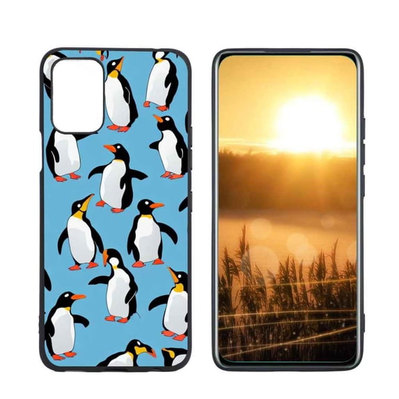 Compatible with LG K42 Phone Case, Penguin-287 Case Silicone Protective for Teen Girl Boy Case for LG K42