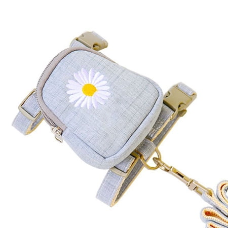 Creative INS Washable For Cats/Small Dogs Anti-Escape Multifunction Pet Outdoor Use Dog Vest Chest Harness Pet Supplies Cat Backpack Dog Carrier Bag GREY L