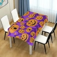 thumbnail image 7 of 60"x90" Halloween Pumpkin Tablecloth, Waterproof Washable Polyester Square Table Cover Durable Tablecloth for Kitchen Dining Table Party Decor, 7 of 7