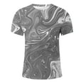 thumbnail image 5 of Awdenio Mens T-shirt Fashion Comfortable Printing Short Sleeve Round-Neck Blouses Shirts for Warm Weather and Summer Season, 5 of 5