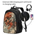 thumbnail image 2 of Balery Gigantic Skull In Clouds Mochila con carga USB para hombre y mujer - Mochila impermeable y antirrobo para laptop con puerto USB para viajes, trabajo, 2 of 7