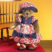 12.00In Megin Marie Bearyproud, Fabric, Bear Of Month Patriotic 4016885