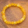 thumbnail image 5 of Amberalia Elastic Baltic Amber adult bracelet, GIA Certificated Amber, for natural remedies and pain relief Raw Lemon 7”, 5 of 10