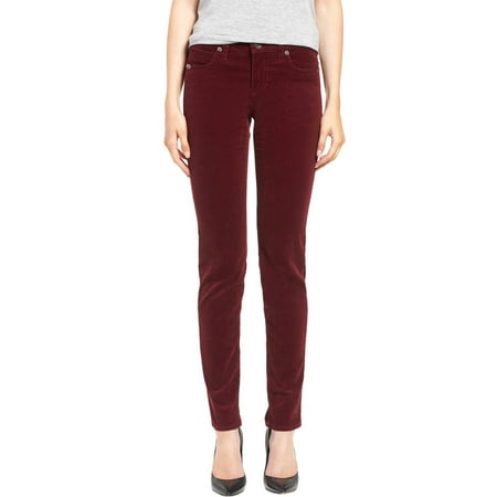 BUFFALO By David Bitton Supreme Womens Stretch Mid-Rise Corduroy Skinny Jeans