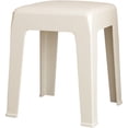 thumbnail image 1 of Plastic Foot Stool, Stackable Upholstered Footstool, Plastic Non-Slip Foot Step Stool, Step Stool for Hallway Living Room Change Shoe 30 * 30 * 25.5cm, 1 of 7