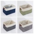 thumbnail image 3 of Bangcool Bac de Rangement Pliable Organisateur de Placard à Main Panier de Rangement avec Poignées, 3 of 10