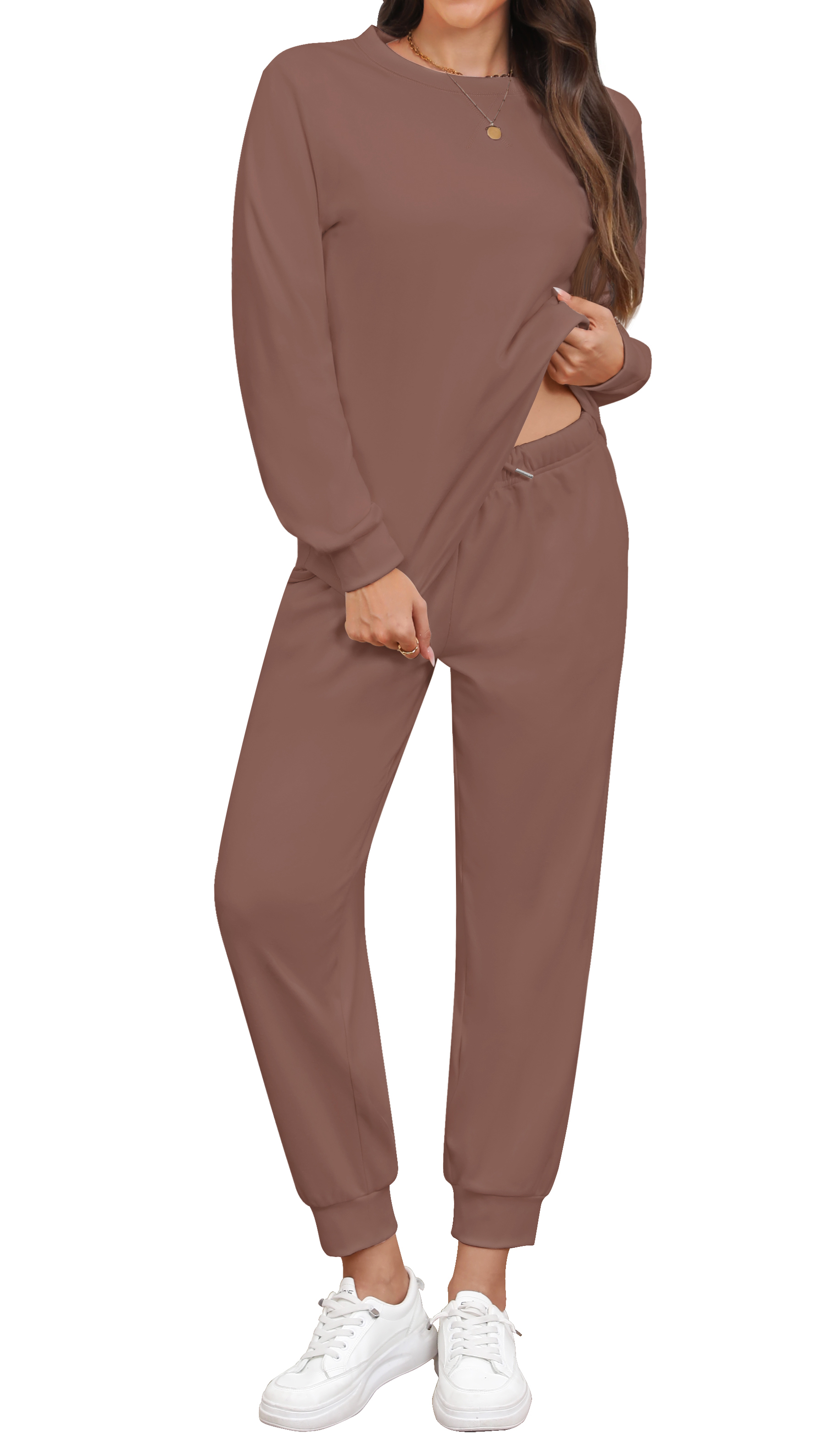 Fantaslook Women's Lounge Set, Long Sleeve Top & Pants photo 1