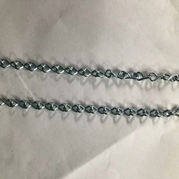 Dayton 100 ft. Size 16 Zinc Single Jack Chain, 10 lbs. 2ZDE6