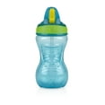 Nuby 2 Pack 10 Ounce FlipIt Straw Cup, Colors May Vary