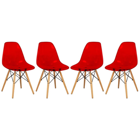 Maykoosh Handmade Home Molded Side Chair - Set of 4