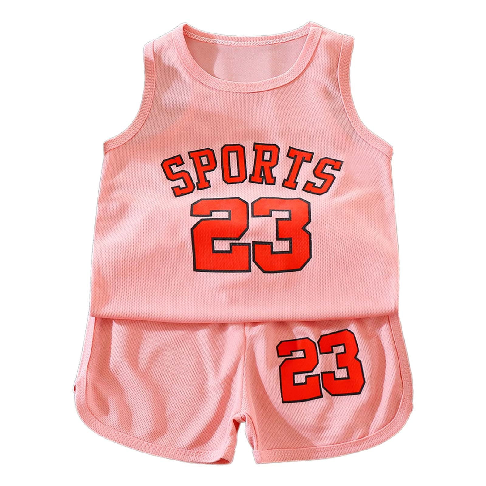 Ensemble Sport Basketball Pour Bébé/jeune Enfant - Débardeur Et Short En Maille Léger - Taille Unique Ou Selon âge - Noir - 7