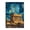 Wooden puzzle 104, variant on 1000-pc wood jigsaw: Daniel 6:22 'My God shut the lions' mouths', Daniel in lions den vintage moonlit cave art. High difficulty, inspirational decor, eco-friendly wood, 29.5x19.7in