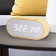thumbnail image 3 of Reloj despertador electrónico de gran número, función de repetición para dormitorio Reloj de mesa con pantalla LED grande, reloj digital de control de Blanco Macarena Despertador, 3 of 8
